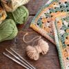 Agujas de ganchillo, lanas y granny square